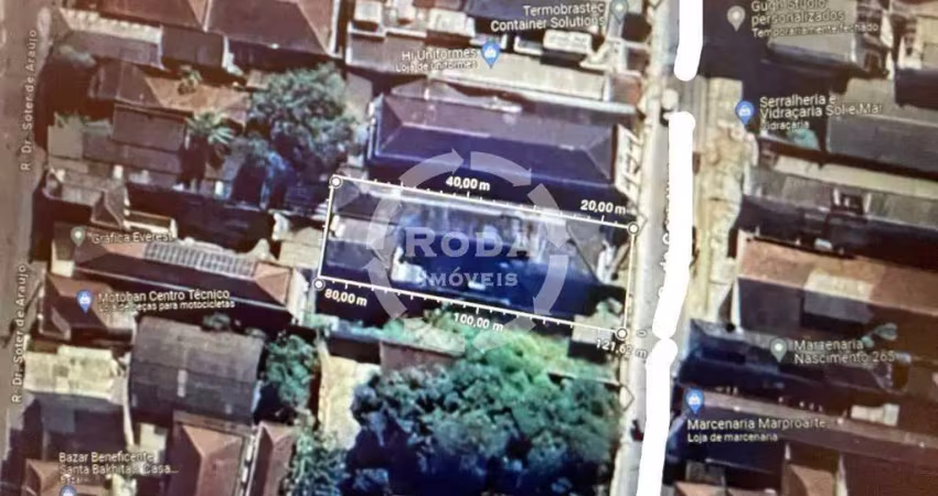 Terreno em condomínio fechado à venda na Rua da Constituição, --, Paquetá, Santos