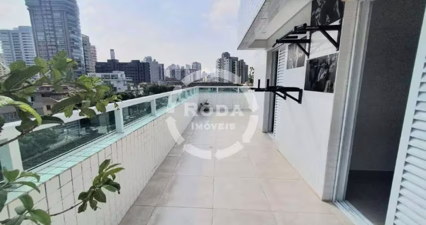 Apartamento garden à venda, 2 quartos, 1 vaga, embaré - santos/sp