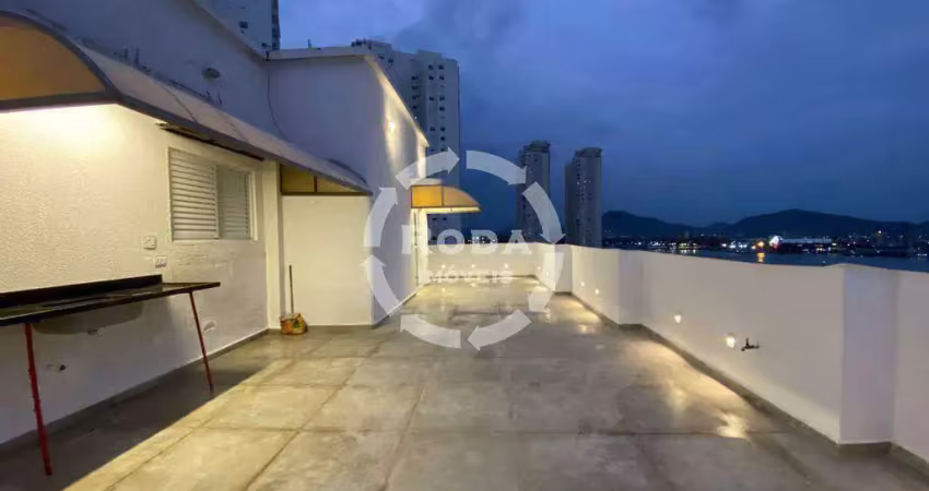 Cobertura duplex 4 suites 1 escritorio, churrasqueira gigante vista mar