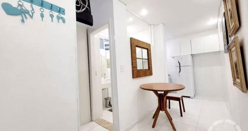Apartamento 1 dormitório na orla do gonzaga – santos/sp