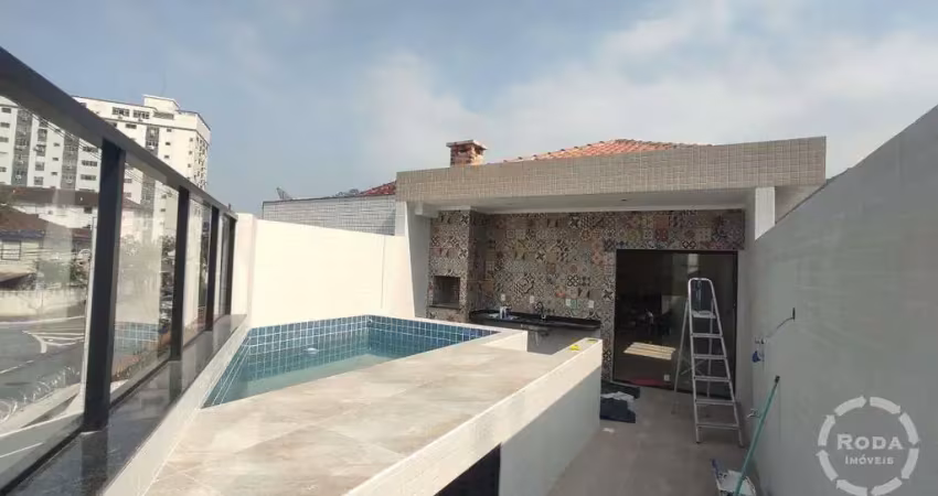 Casa com 3 quartos à venda na Rua Princesa Isabel, --, Vila Belmiro, Santos