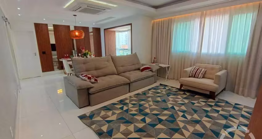 Excelente apartamento 3 dormitórios | 149 m² | boqueirão – santos/sp