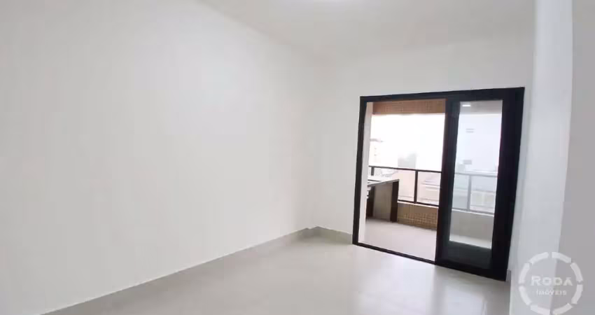 Apartamento com 2 dormitórios, sendo 1 suíte, e varanda gourmet, josé menino, santos-sp