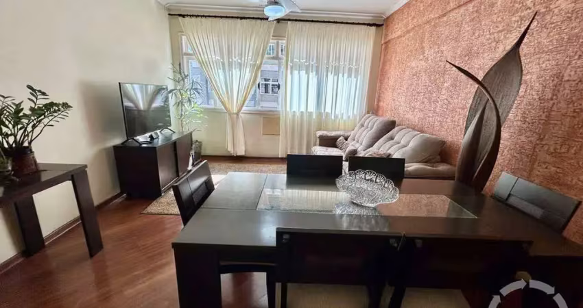 Apartamento amplo à venda no gonzaga – 123m², 2 dormitórios, 1 vaga e localização imbatível!