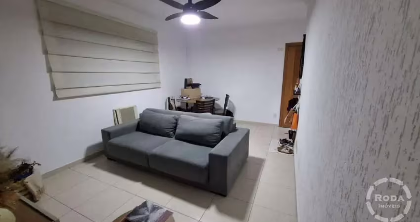 Apartamento em villagio - 2 dormitórios (1 suíte) - gonzaga - santos/sp