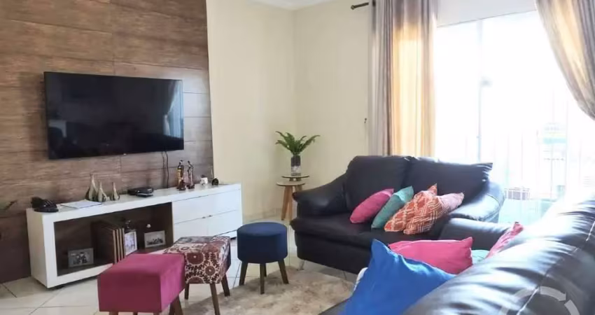 Casa sobreposta alta à venda no jardim paraíso, são vicente – 103 m², 3 dormitórios