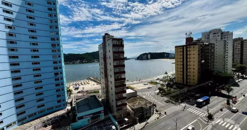 Apartamento à venda – 3 dormitórios, suíte, vista total para o mar – são vicente