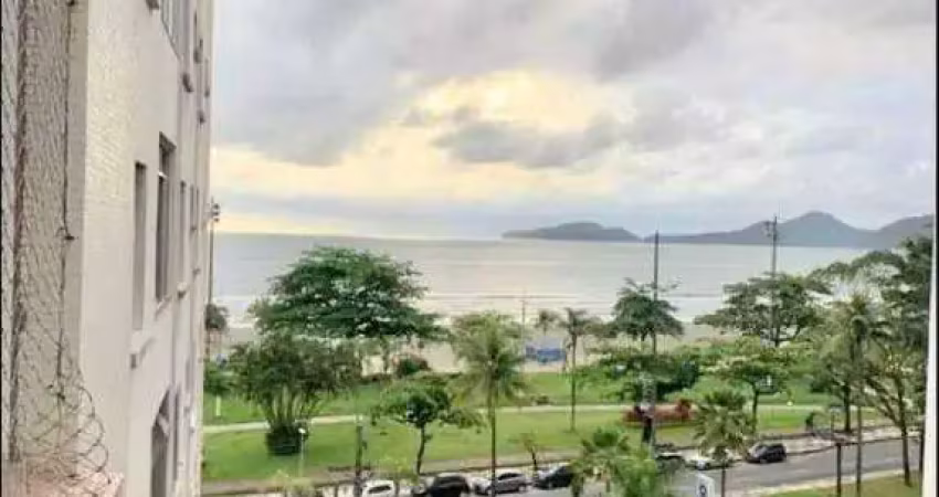 Apartamento frente praia no embaré – santos/sp, 02 quartos.