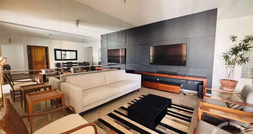 Apartamento alto padrão 240m² – 4 suítes, 3 vagas, lazer completo – gonzaga, santos/sp