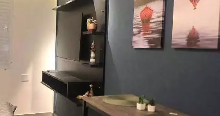 Kitnet finamente decorada, praia canal 1, santos. litoral paulista.