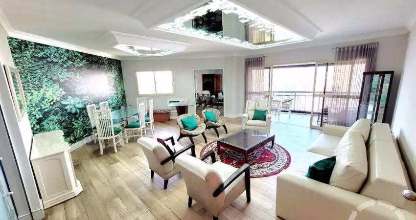 Apartamento mobiliado à venda com vista para o mar, 225 m², 3 dormitórios, aparecida – santos/sp