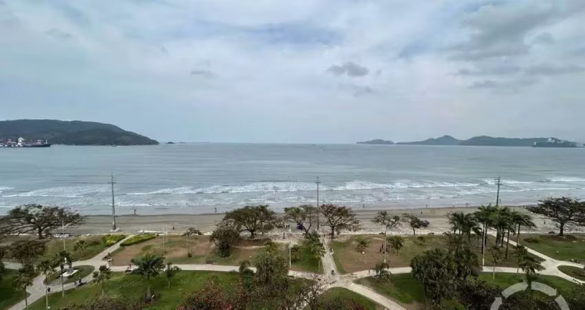 Apartamento em frente a praia com 100m² 2 suites na praia do embaré