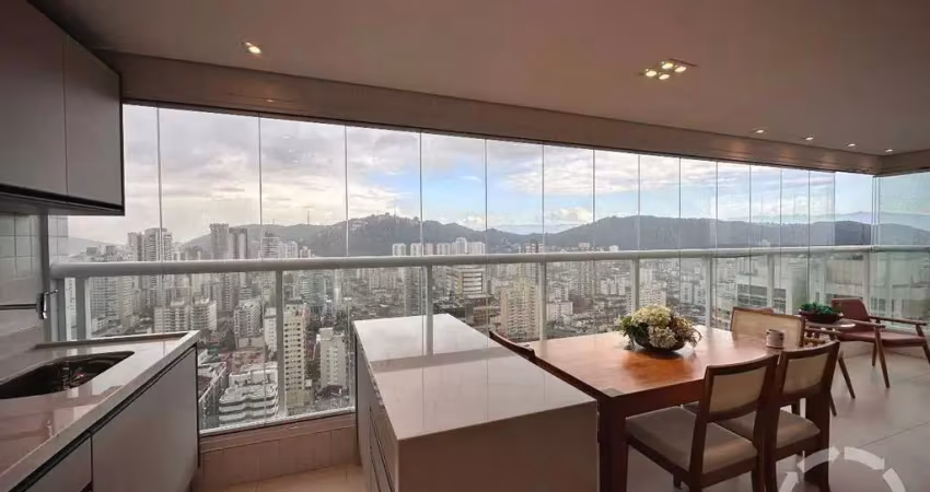 Excelente apartamento de 3 dormitórios com vista incrível e lazer completo - bairro: pompéia-santos-sp