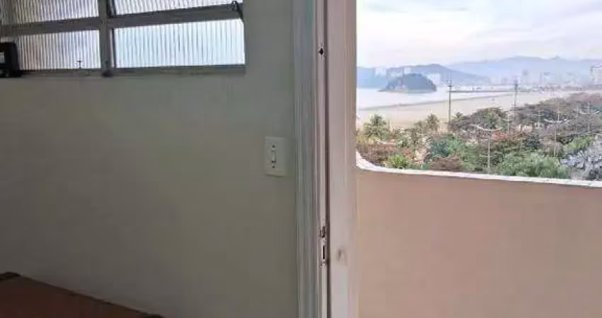Apto 1 quarto para alugar-em frente á praia,gonzaga ,santos/sp
