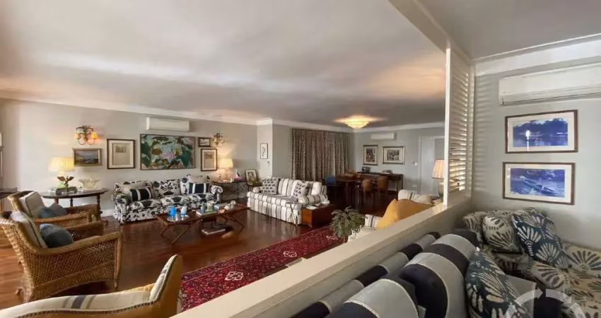 Amplo e sofisticado apartamento na vila rica com 360m úteis em 3 suítes sendo máster com closet e 4 vagas - santos