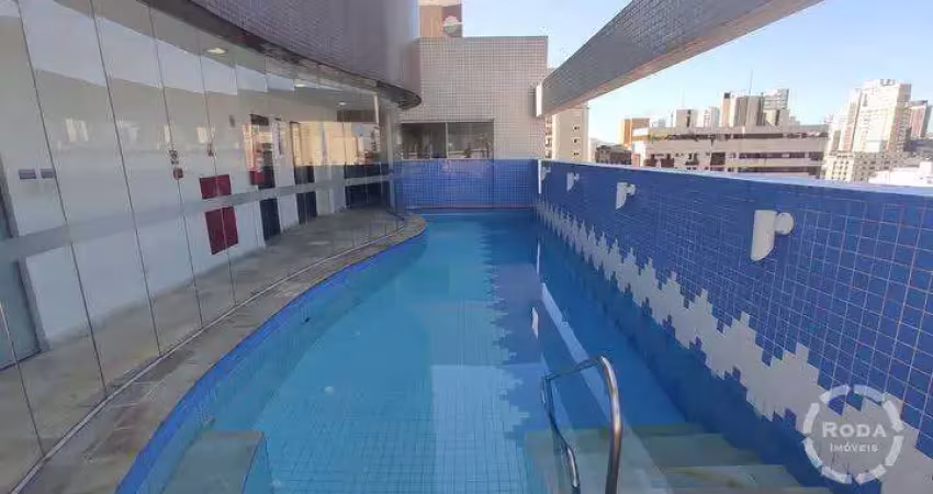 Apartamento no gonzaga – conforto e lazer em localização privilegiada