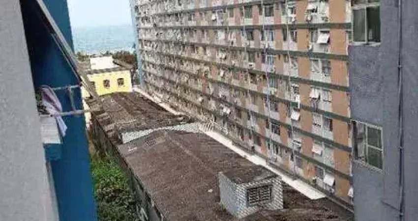 Kitnet de 30 m² em boqueirão, santos – 1 quarto, 1 banheiro, portão eletrônico e portaria 24h