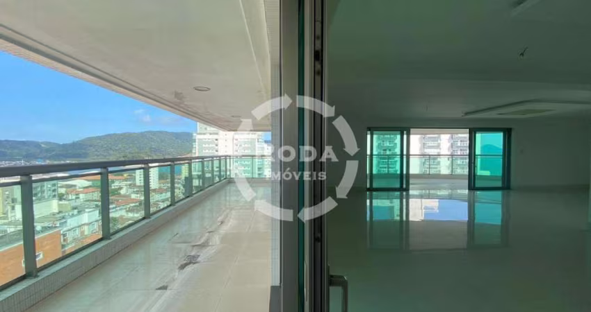 Luxo e Alto Padrão na Ponta da Praia em Apartamento com Vista para o Mar 4 suítes e Lazer Completo