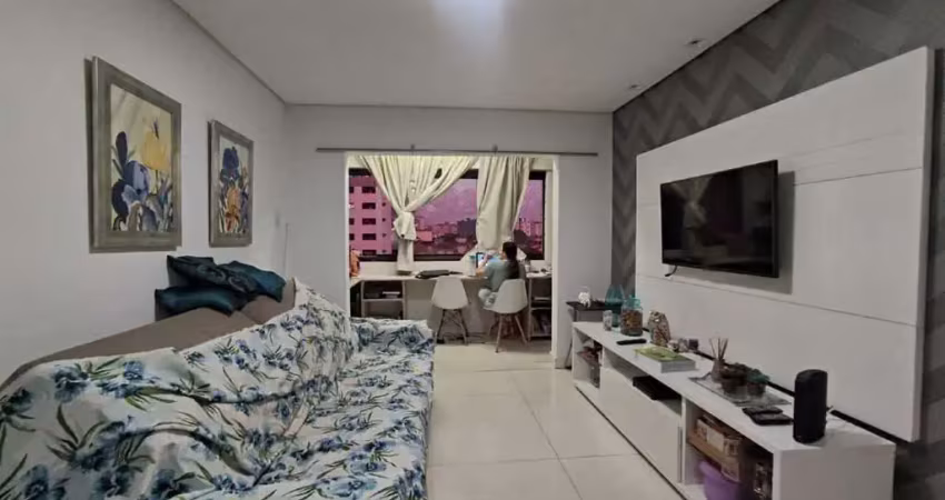 Apartamento à venda, 2 quartos, 1 suíte, 1 vaga, marapé - santos/sp