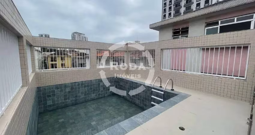 Sobreposta alta duplex à venda – 250m² | 3 suítes | piscina | 2 vagas – santos/sp