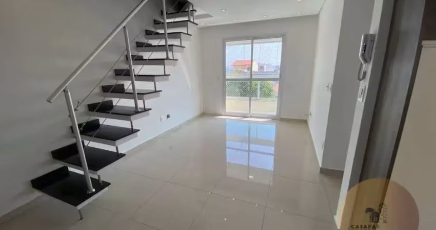 Linda cobertura para locação com 128m², 2 dormitórios com 3 vagas