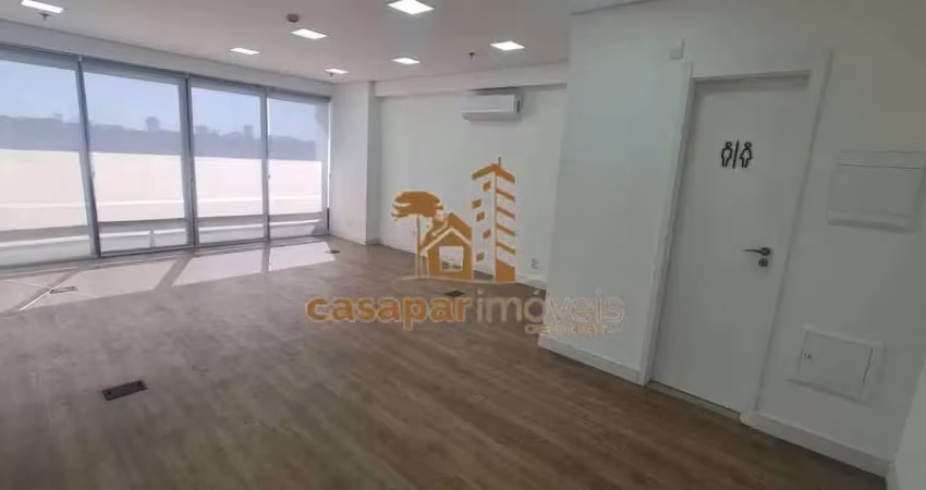 Sala comercial para locação no espaço cerâmica, 45m² com 1 vaga