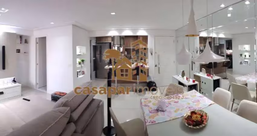 Apartamento à Venda com 78m², 3 Dormitórios com Sacada Gourmet e Lazer