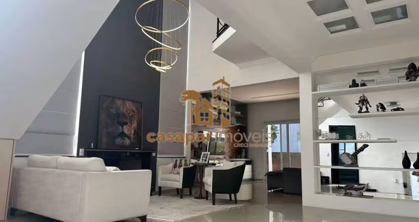 Casa em condomínio fechado em santana de parnaíba, 340m² com 5 suítes