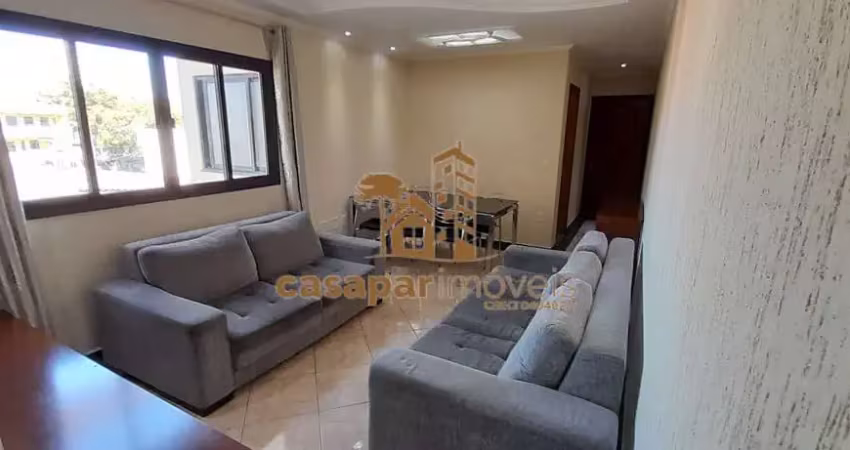 Apartamento mobiliado à venda no campestre, 88m² e 3 dormitórios e 2 vagas