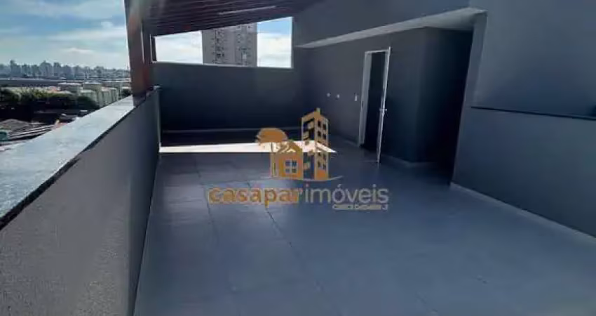 Cobertura à venda e nunca habitada, 93m² com 2 dormitórios em utinga