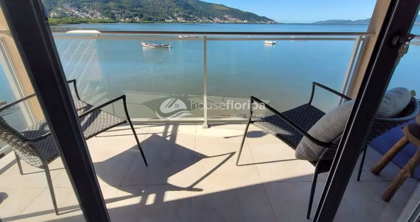 Casa pé na areia com entrada para barco ou jet ski à venda, Saco dos Limões, Florianópolis, SC