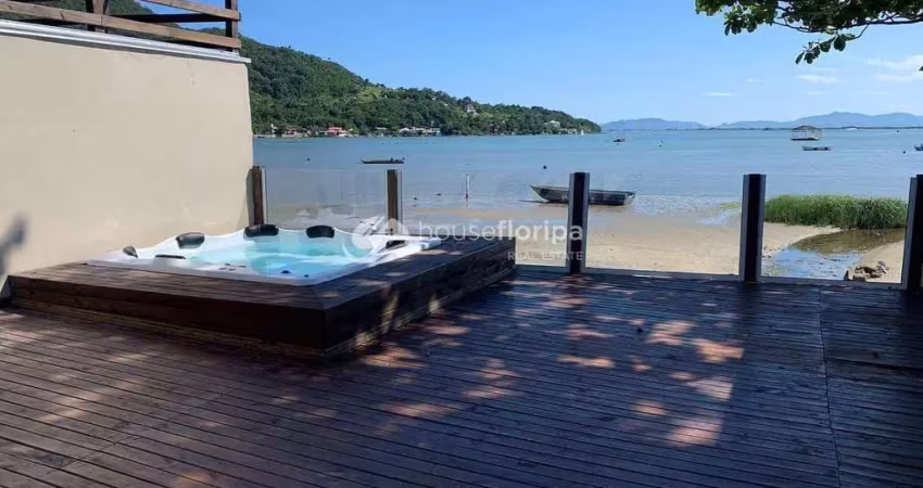 Casa à venda individual beira  mar, com rancho para comportar barcos, com 3 dormitórios, ribeirão d