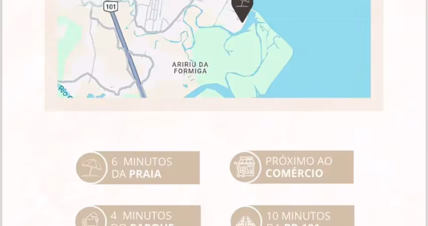 Apartamento com 2 quartos à venda na Rua Zilma Martins, 303, Barra do Aririú, Palhoça