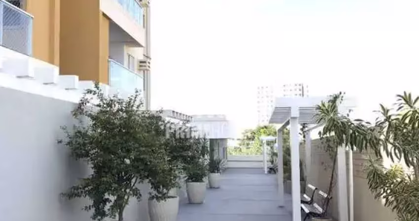 Vende-se apartamento edifício santa mônica com 01 suíte, semi mobiliado