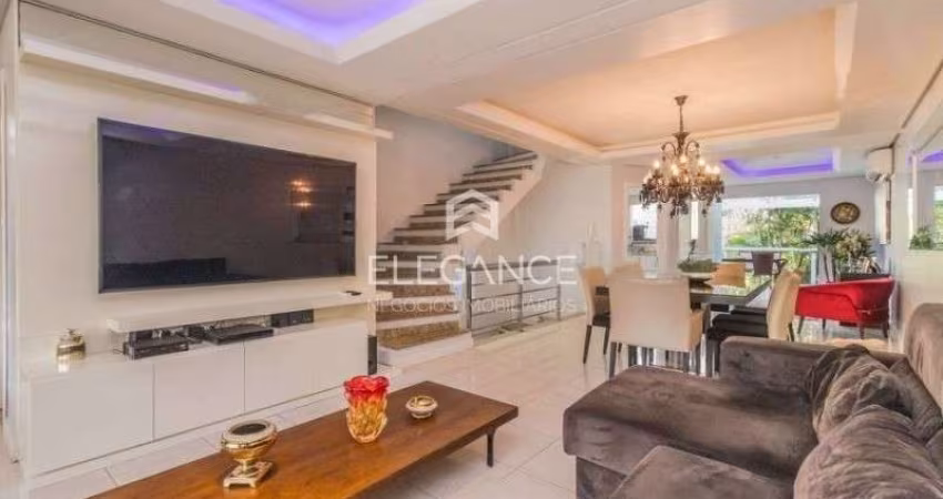 Elegance imóveis vende casa/sobrado de 362m, 3 dormitórios, 2 suítes, pátio, piscina, churrasqueira, 3 vagas de garagem/box. Comprar R$ 2.269.000,00