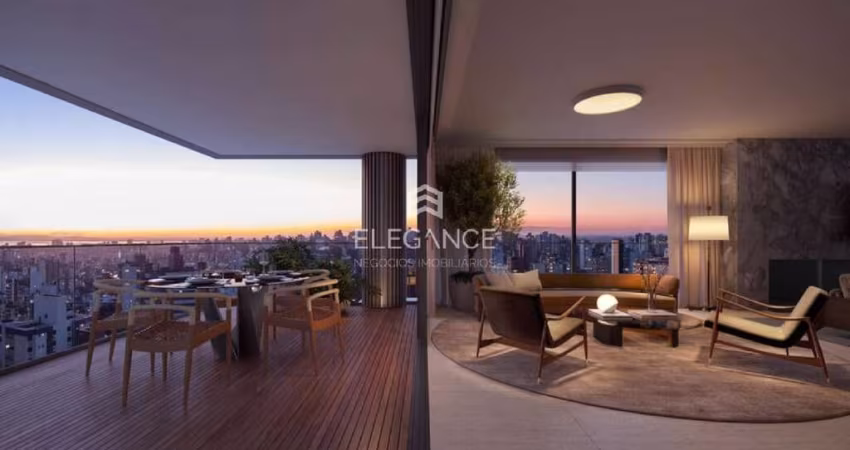 Elegance imóveis vende apartamento de luxo com 356 m2 privativos, 4 suítes, 4 vagas box garagem. Prédio exclusivíssimo no Bela Vista Porto Alegre.