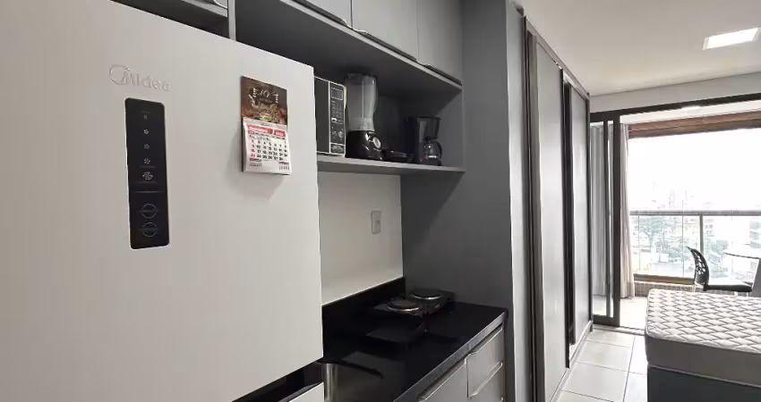 Alugo studio na barra mobiliado r$ 3.117,15 pertinho da praia