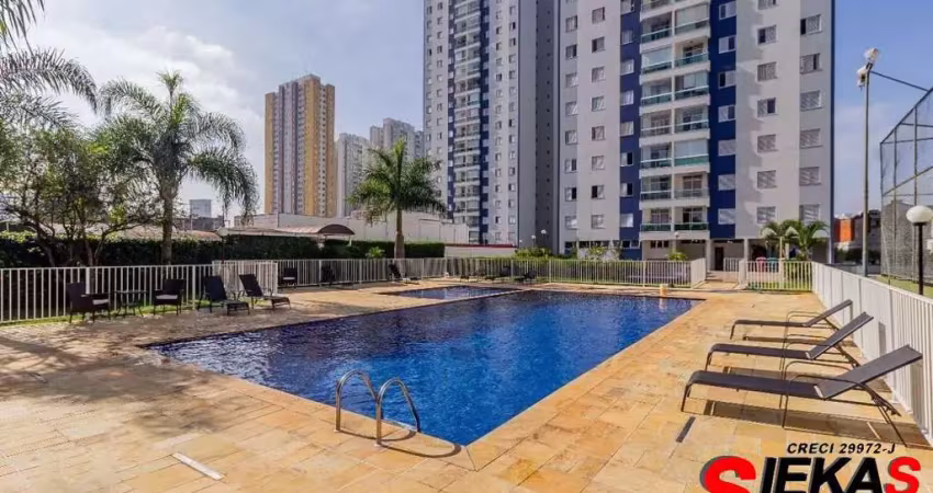 Apartamento - 78m² - 3 dormitórios sendo 1 suíte - 2 banheiros - 1 vaga - tatuapé - lazer completo