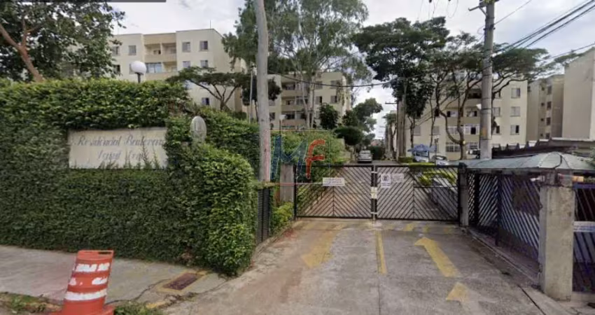 Ref 16.190 lindo apartamento no jardim brasília de 57 m² a.u., 2 quartos, sala, cozinha, banheiro, área de serviço, corredor, 1 vaga e lazer.