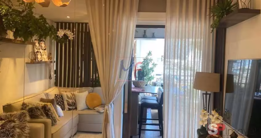 Ref 16.198 - lindo apto studio estilo garden, de 50 m²a.u., 1 suíte, mini closet, terraço gourmet, lavabo, mobiliado, decorado, 1 vaga e lazer.