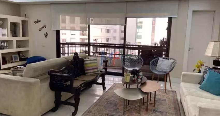 Ref 16.212 belo apto em moema passaros, 138 m²a.u,  3 quartos (1 suíte), sala ampliada, sacada, cozinha, lavanderia, 2 vagas e lazer.