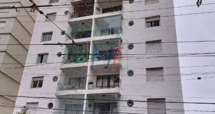Ref 16.308 lindo apto de 90 m² a.u., 2 quartos (1 suíte), banheiro, sala com sacada, cozinha, lavanderia, quarto e banheiro serviço e 1 vaga.