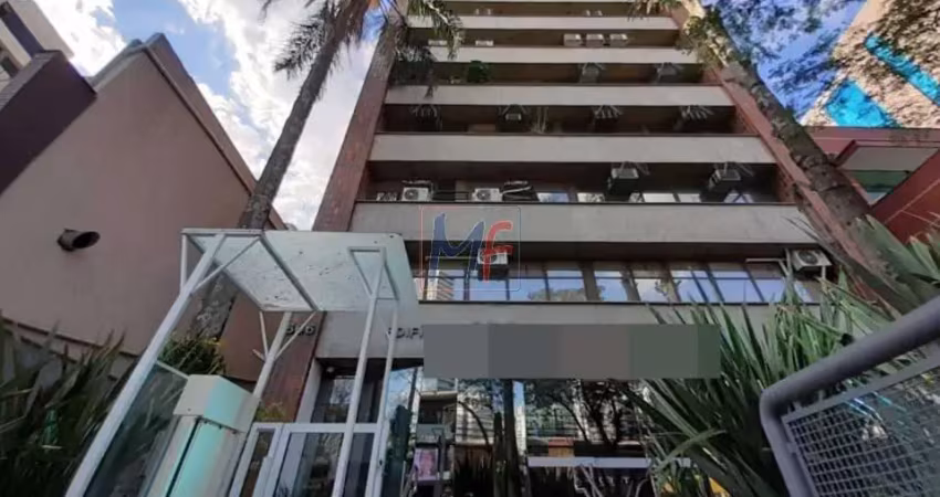 Excelente conjunto comercial na vila olímpia, com 133m² a.u., mobília, copa, ar condicionado, 3 banheiros e 2 vagas  (ref 17.094)