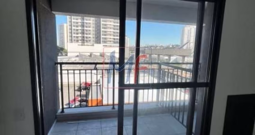 Excelente apto studio no Jd. Avelino, com 26m² a.u., 1 dormitório, banheiro, cozinha, varanda, lazer, prox. Metrô Oratório (REF 17.339)