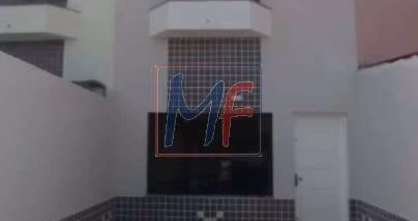 Excelente sobrado   120m² a.u., 3 quartos (1 suíte), sala, cozinha, área de serviço e 2 vagas. Prox. Av. Aricanduva (REF 17.432)