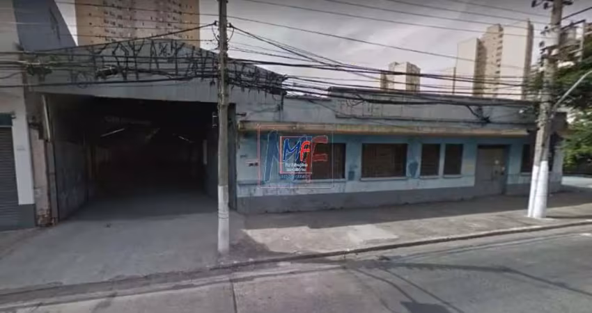 Excelente terreno com 2.539 m2  para venda no bairro tatuapé,  2.371m² a.c. - duas frentes - zeis 3. sem permutas.  duas testadas total 77 m2. ref  9408
