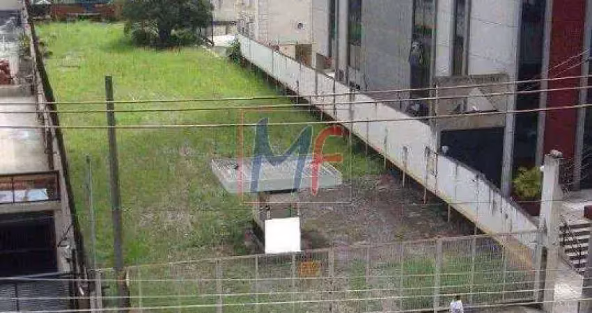 Ótimo terreno em  perdizes, com 1.123 m² , projeto aprovado 4 x -  prédio de 12 andares de 342 m²  cada andar , zm zoneamento . ref: 9.958