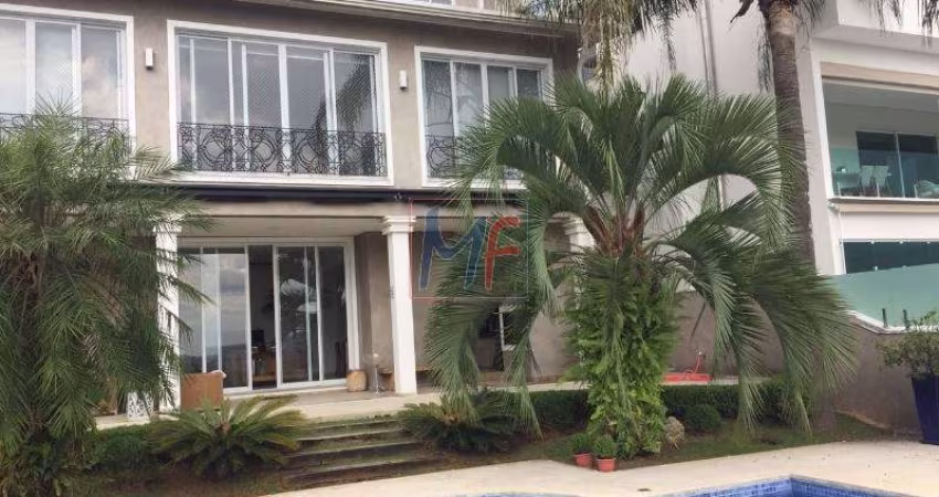 REF 10.399 Excelente Casa em Alphaville, sendo 4 suítes todas com Ar Condicionado, área gourmet, piscina, salas, 600 m² útil, 700 m² terreno.