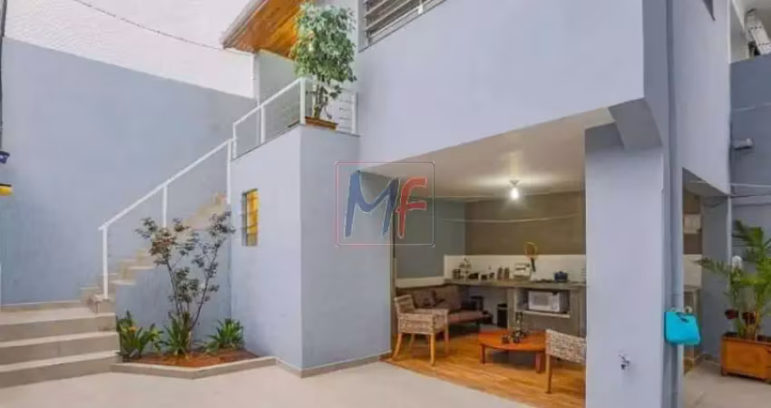 Linda casa no bairro vila monumento, com 222m² de a.u, 3 quartos, sala, cozinha, edicula, 2 vagas, quintal, quarto p/ funcionário ref - 13973
