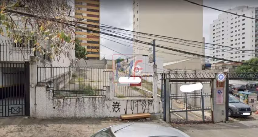Ref. 15.044 - excelente terreno no bairro perdizes, com 590 m² a.t., 124 m² a.c., 12 m de testada, zoneamento zm, bem localizado.